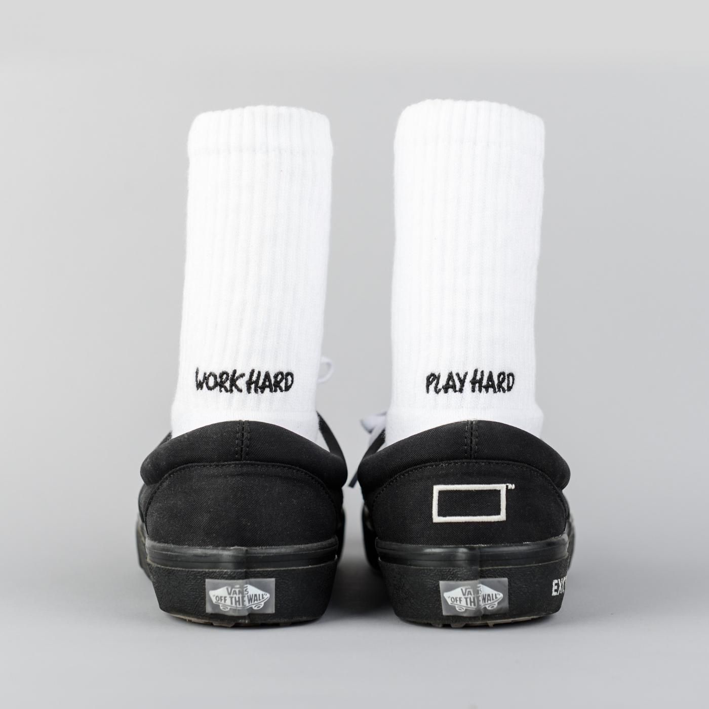 "WORK HARD PLAY HARD" SOX