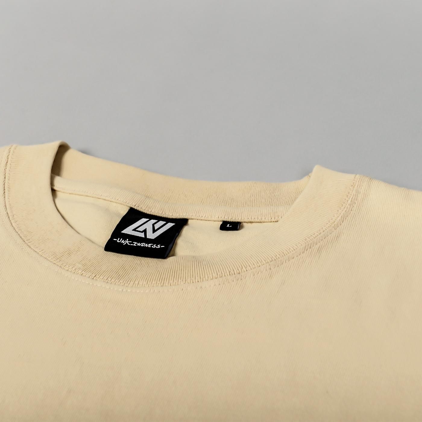 UNKINDNESS × AVGS × BOTANIZE   Long sleeve t-shirt  BEIGE