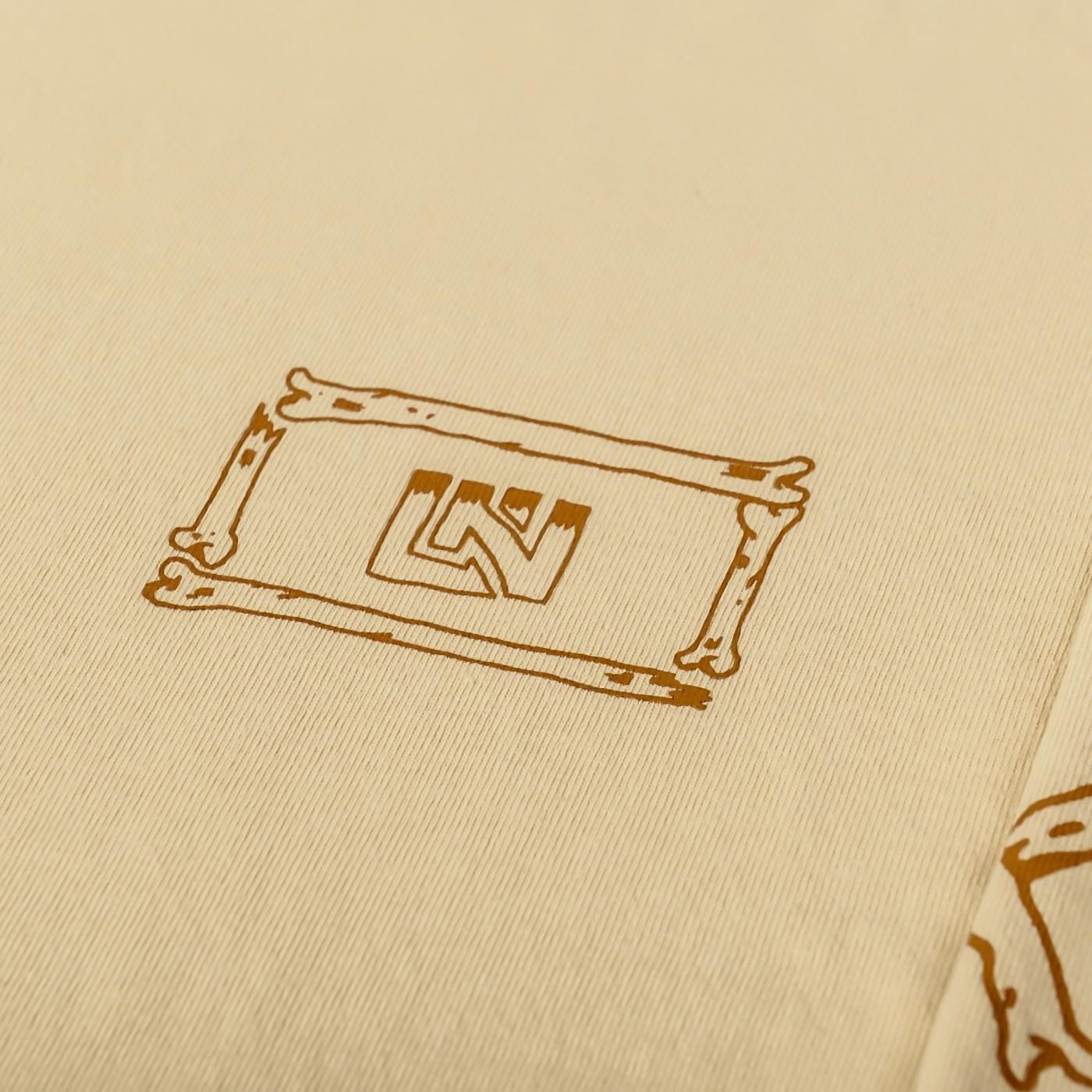 UNKINDNESS × AVGS × BOTANIZE   Long sleeve t-shirt  BEIGE