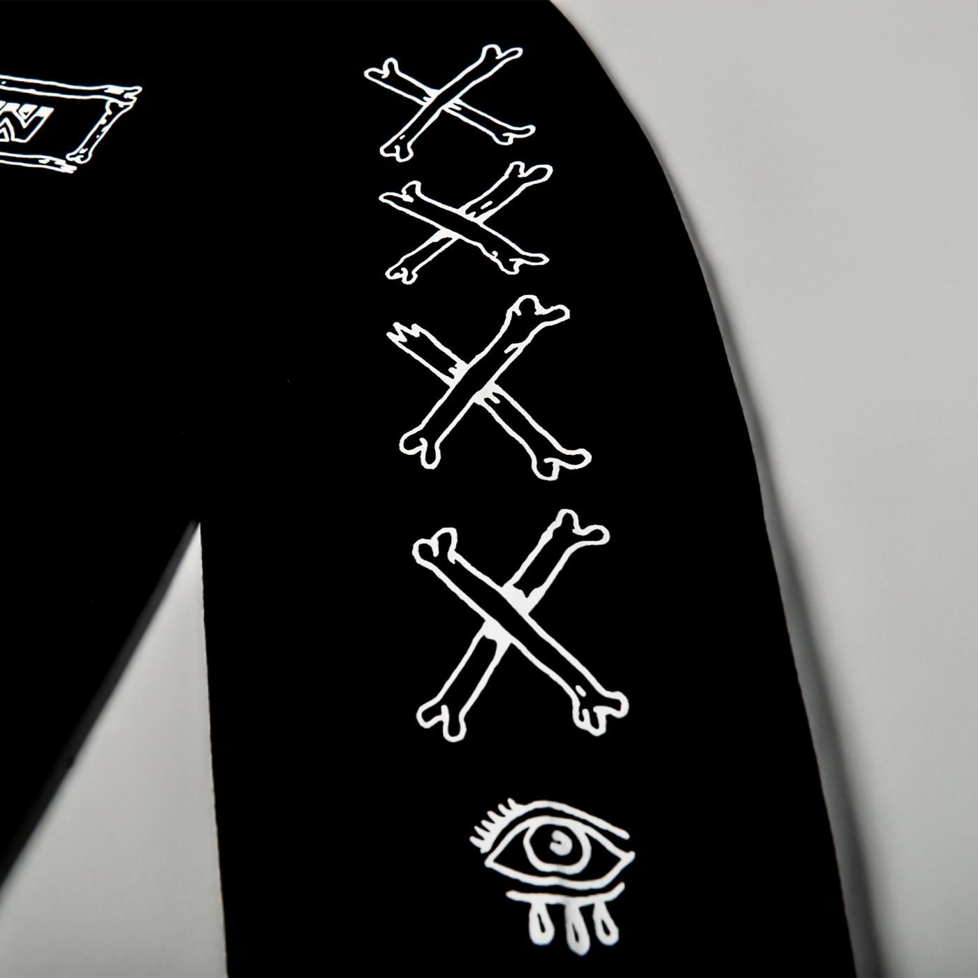 UNKINDNESS × AVGS × BOTANIZE   Long sleeve t-shirt  BLACK