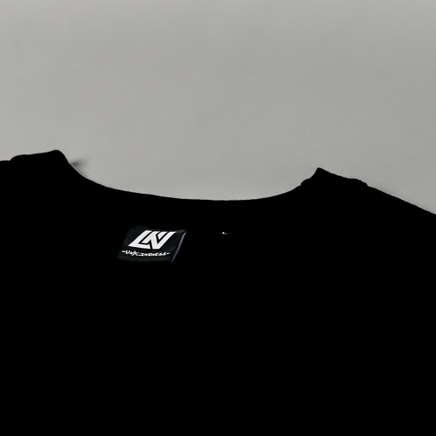 UNKINDNESS × AVGS × BOTANIZE  t-shirt  BLACK