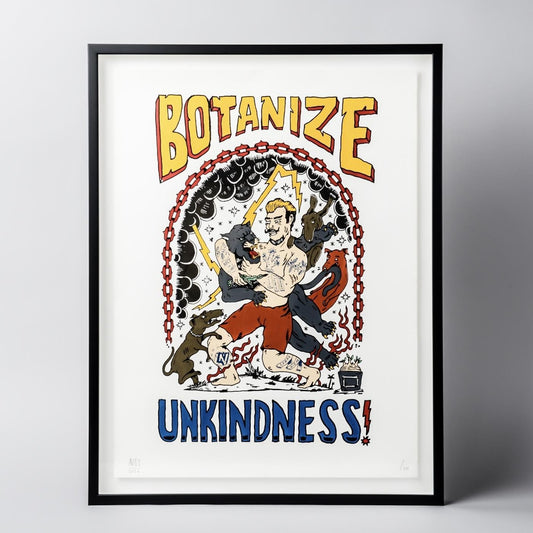 UNKINDNESS × AVGS × BOTANIZE   Screen printing ART