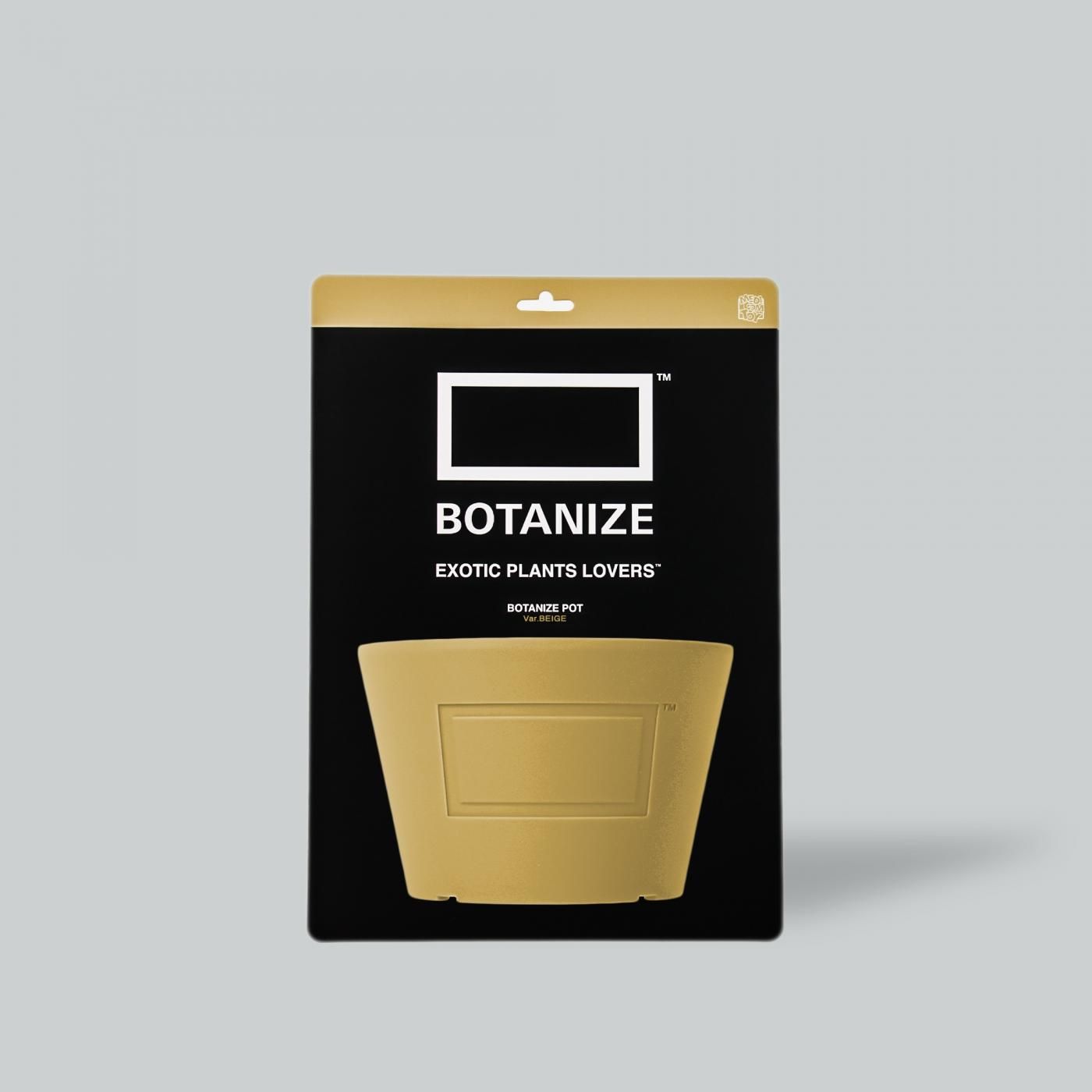 MEDICOM TOY × BOTANIZE Pot BEIGE φ12.2cm
