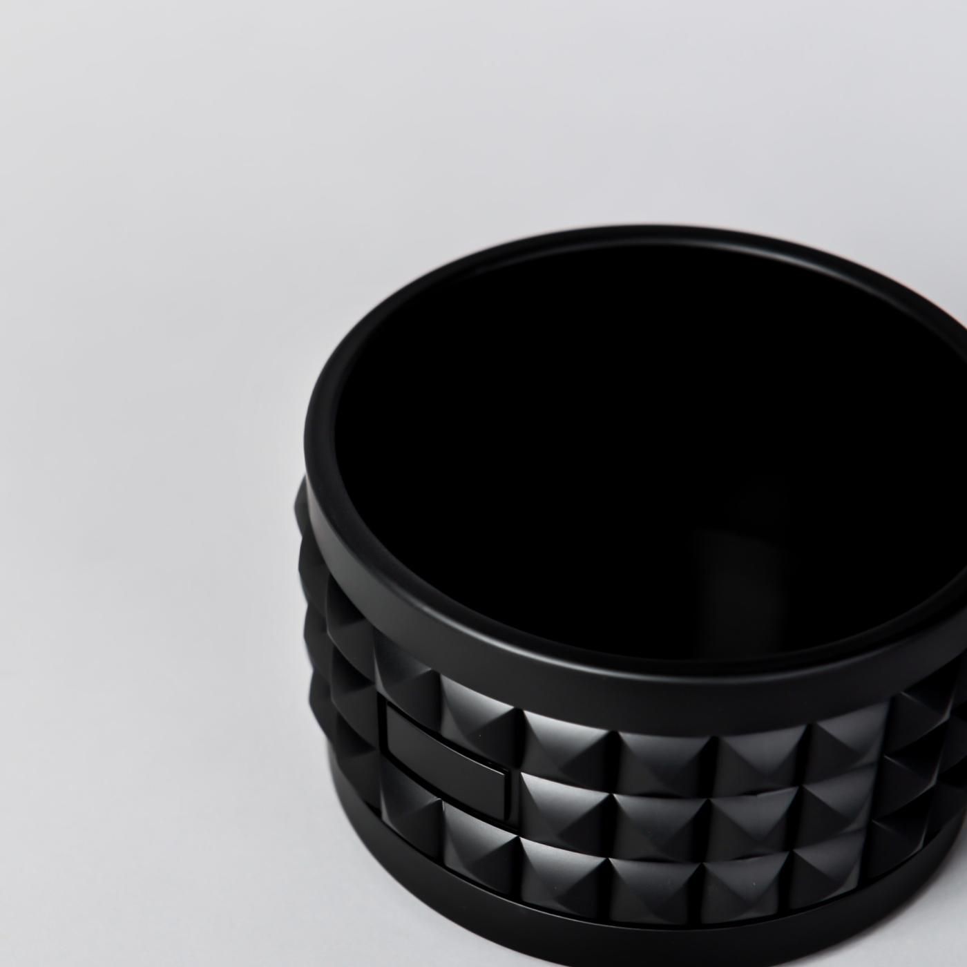 BOTANIZE PLA POT LOW STUDS  “Black” φ10cm