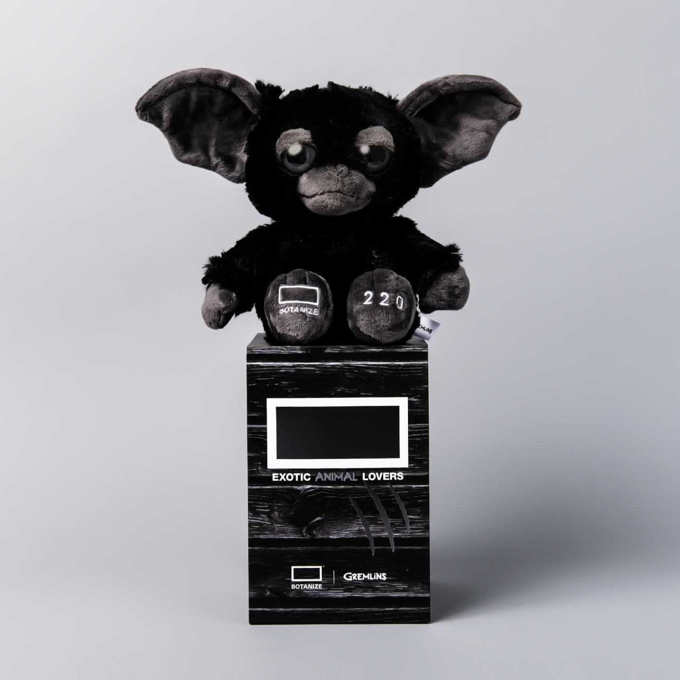 春早割 GREMLiNS × BOTANIZE black ぬいぐるみ