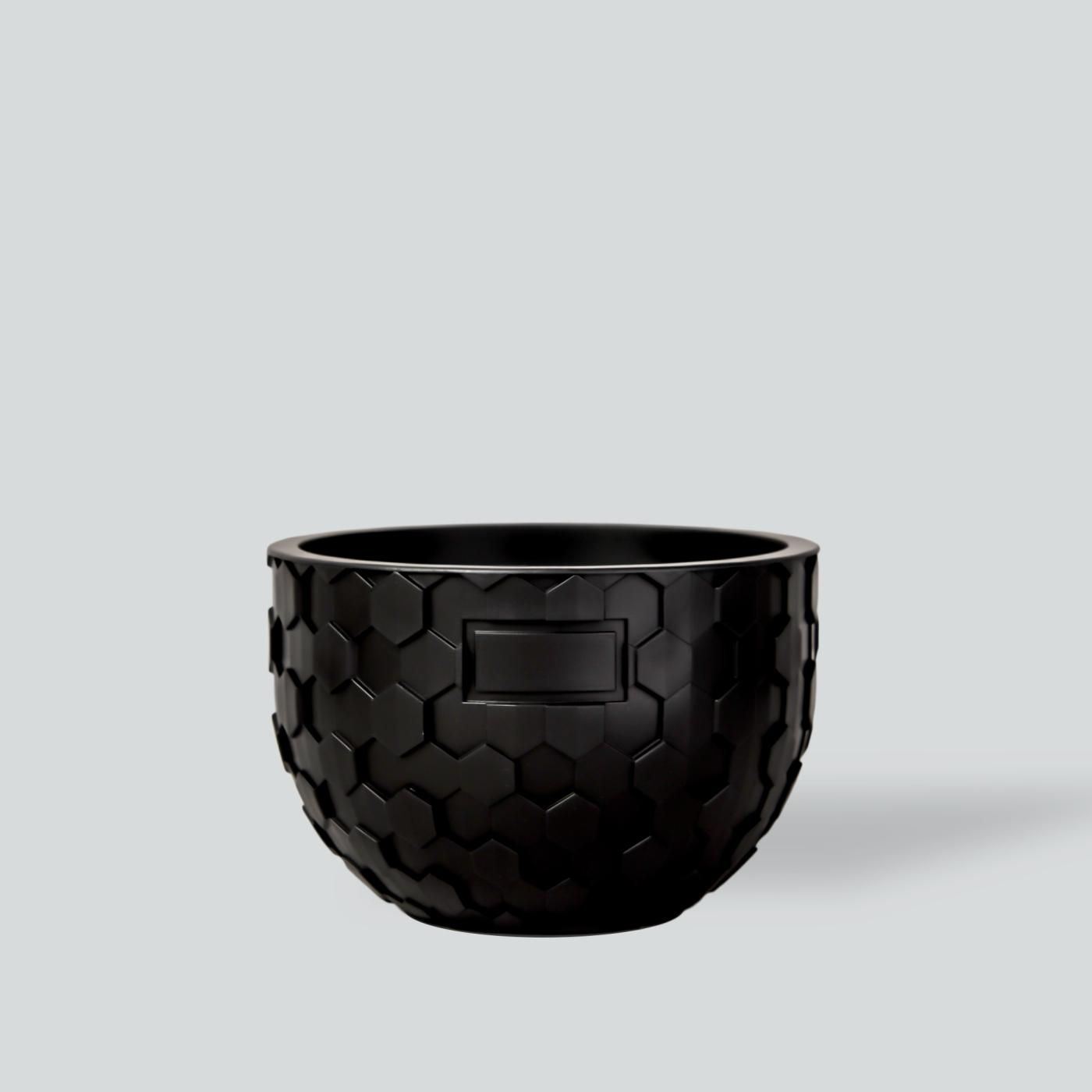 BOTANIZE PLA POT HEXA  “Black” φ11cm