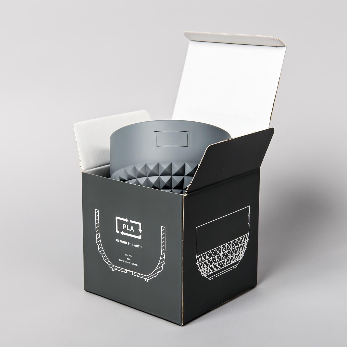 BOTANIZE PLA POT BOWL STUDS  “Gray” φ11cm