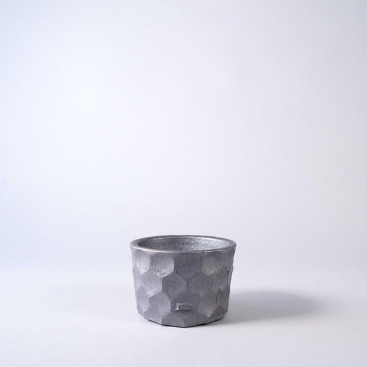 BOTANIZE × 斎藤 十郎    -鉄釉 切子立 SS- φ7.5cm