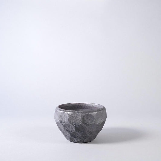 BOTANIZE × 斎藤 十郎    -鉄釉 切子丸 SS-  φ7.5cm