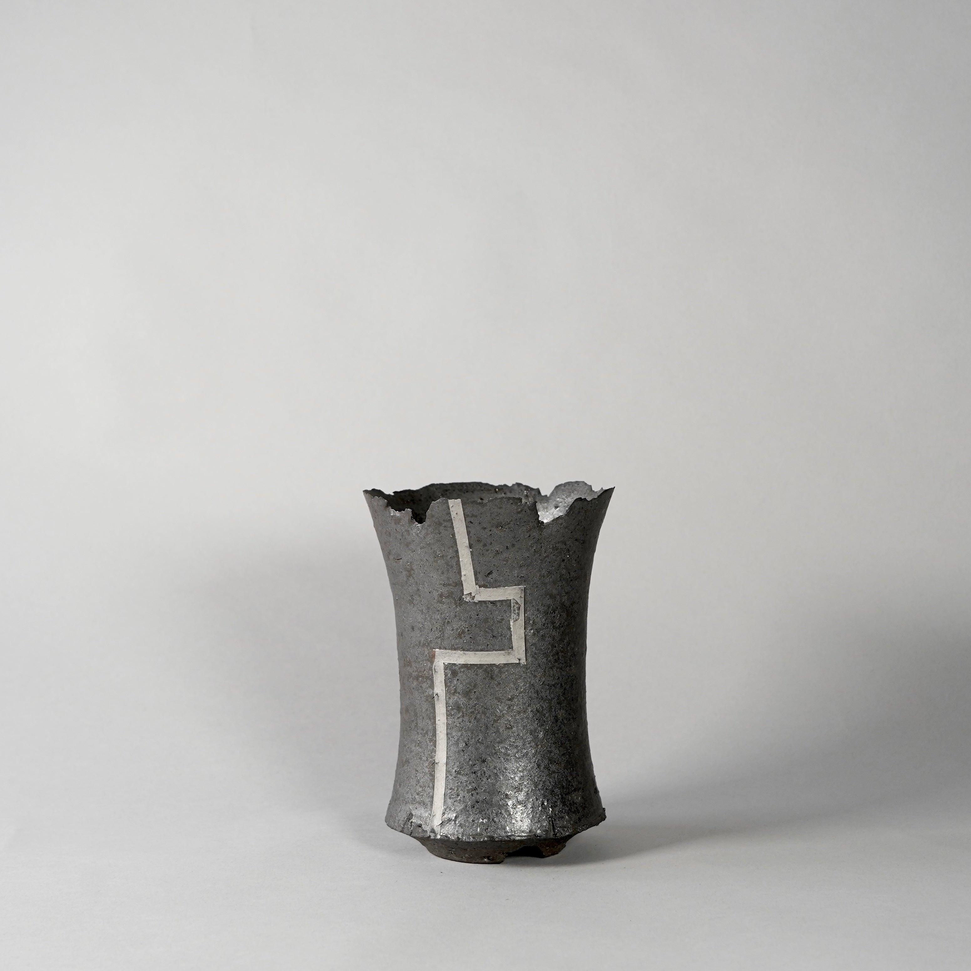 GOUJIN BOTANIZE 豪人窯 黒銀彩 GOUJIN × BOTANIZE 〝黒燻銀彩〟R